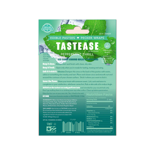 Tastease: Edible Pasties - Pepermint