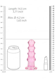 5.5" Curvy Dildo/Plug - Pink