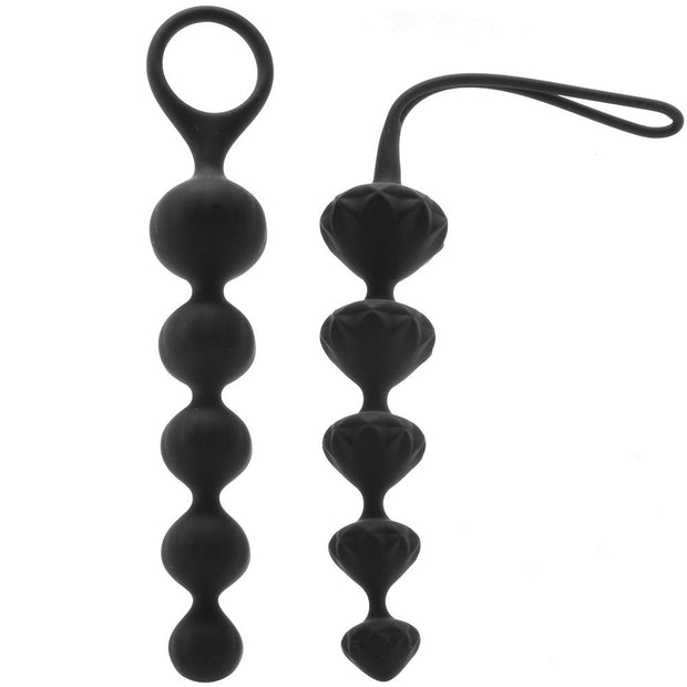 Love Beads 2pc - Black