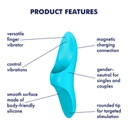 Teaser Finger Vibe - Light Blue