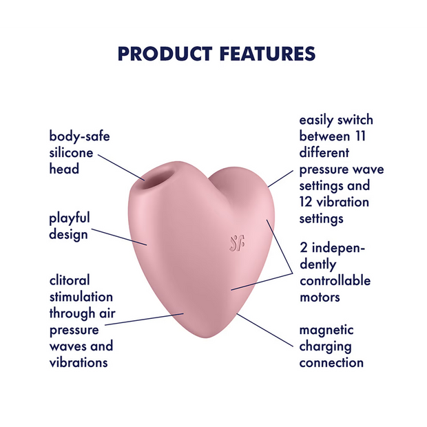 Cutie Heart - Light Red