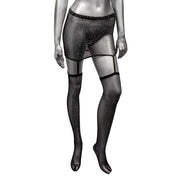 1pc Garter Skirt w Thigh Highs - Plus *