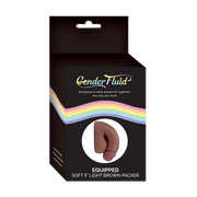 Gender Fluid Soft Packer 5" Light Brown