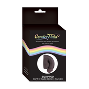 Gender Fluid Soft Packer 5" -Dark Brown*