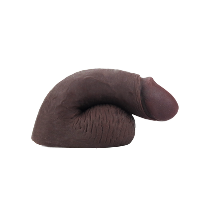 Gender Fluid Soft Packer 5" -Dark Brown*