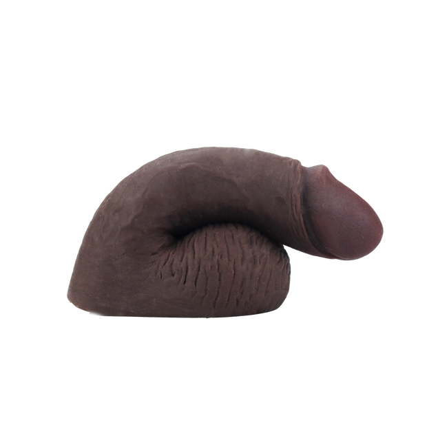 Gender Fluid Soft Packer 5" -Dark Brown*