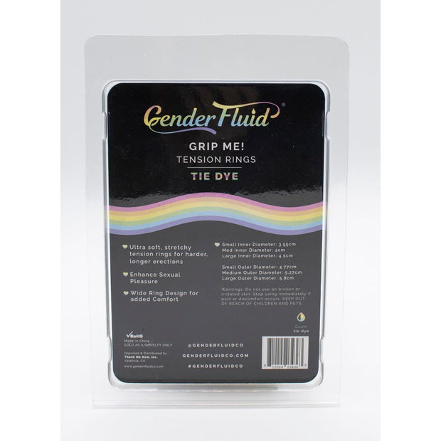 Ensemble de bagues de tension Gender Fluid Grip Me
