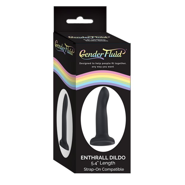 Gender Fluid Enthrall 5.4" Dildo - Black