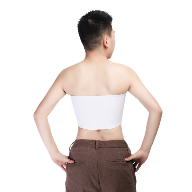 GF Strapless Chest Binder - White 2XL