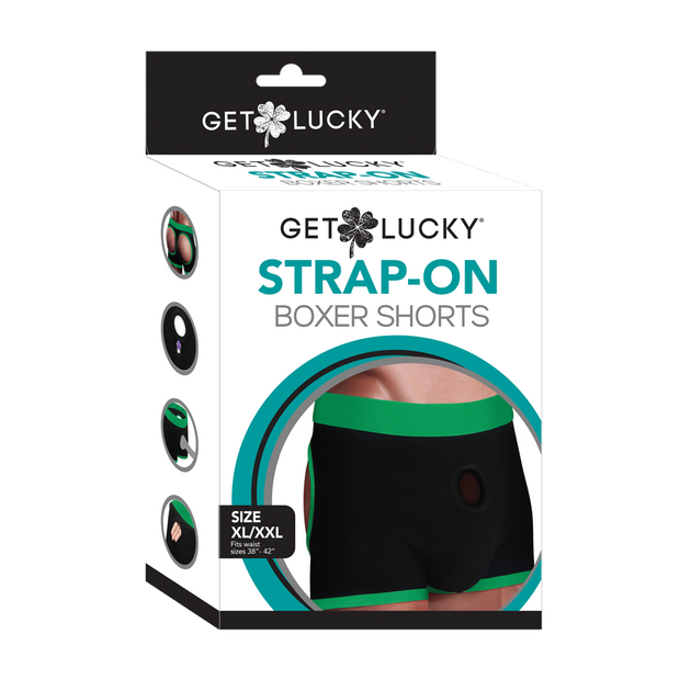 Get Lucky Strap-On Boxer Shorts  XL/XXL*
