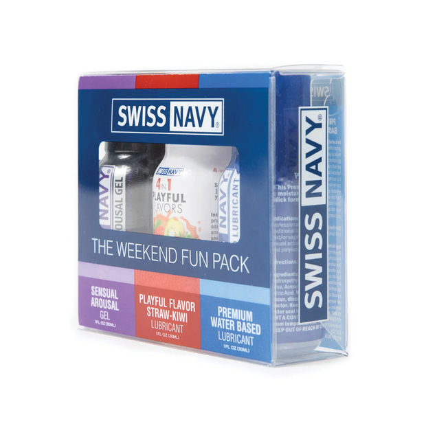 Swiss Navy Weekend Fun Pack 3x1oz