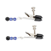 Blue Beaded Clamps - Adj Broad Tip