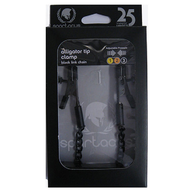 Alligator tip clamp - Black