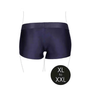 Vibrating Strap-on Boxer - Black - XL/2X