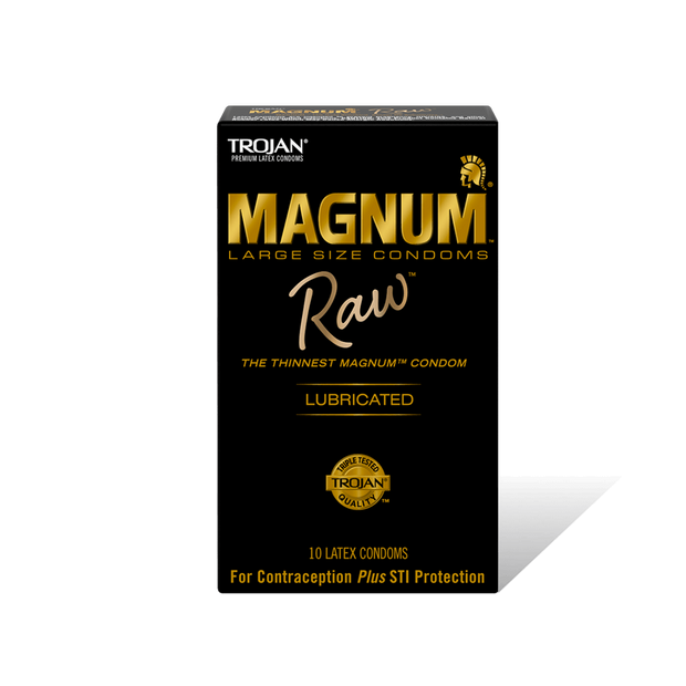 Trojan Magnum Raw Condoms - 10pk