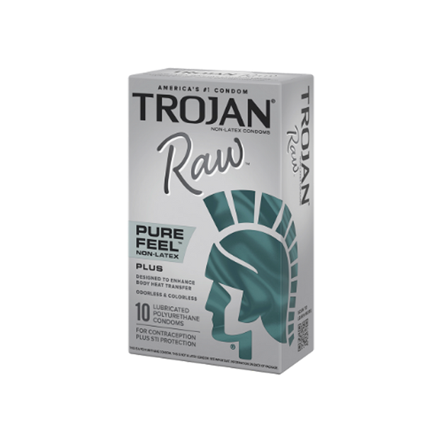 Trojan Raw Pure Feel Non-Latex 10pk