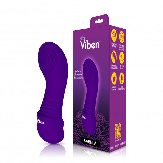 Sebela Mini G-Spot Vibe w Thumping Stim