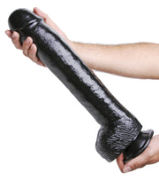 The Black Destroyer Huge 17 Inch Dildo