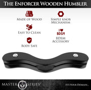 The Enforcer Black Wooden Humbler