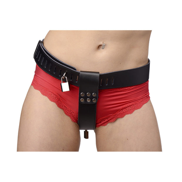 Adjustable Female Chastity Belt