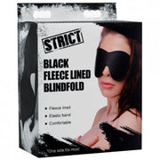 Bandeau pour les yeux en polaire noire stricte
