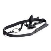 Cock Ring Harness w/ Silicone Anal Plug