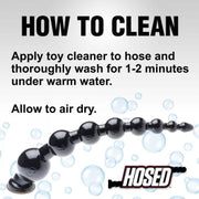 Hosed 19" Graduated Beaded Anal Snake