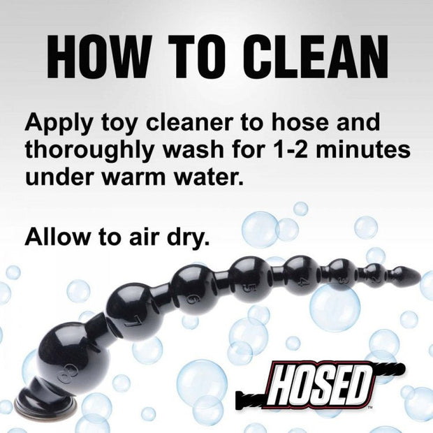 Hosed 19" Graduated Beaded Anal Snake