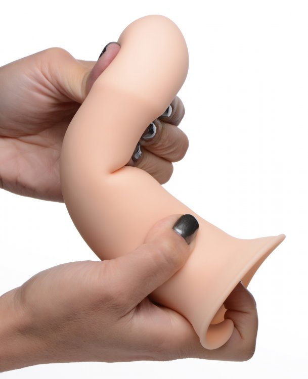 Squeezable Phallic Dildo - Light