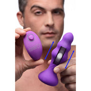 7X Slim Ribbed Thumping Silicone Plug *