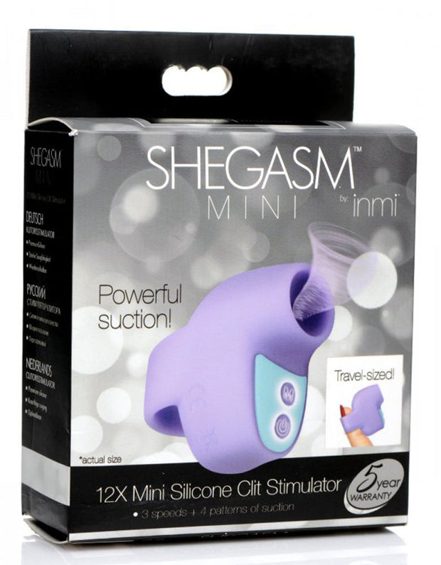 Shegasm 12X Mini Silicone Clit Stim Purp