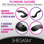 Swivel Sucker 180 Rotating Suction Vibe