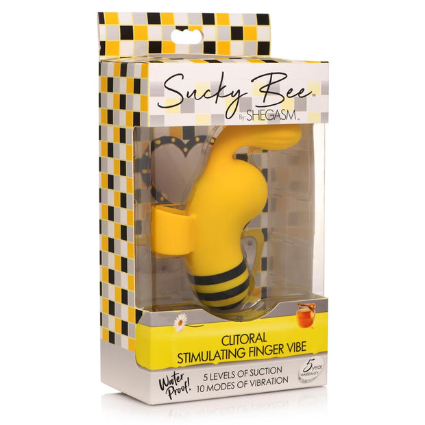 Sucky Bee Clit Stimulating Finger Vibe *