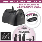The Bucking Saddle 10X Thrusting & 10X Vibrating Saddle Sex Machine