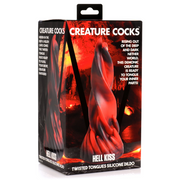 Hell Kiss Twisted Tongues Silicone Dildo