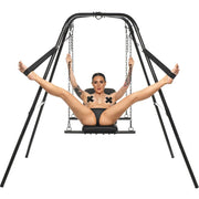 Throne Adjustable Sex Sling With Stand
