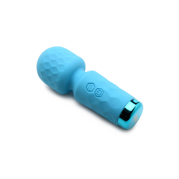 10X Mini Silicone Wand - Blue