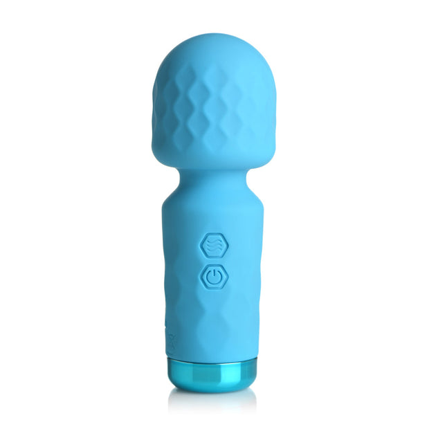 10X Mini Silicone Wand - Blue