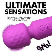 10X Mini Silicone Wand - Purple