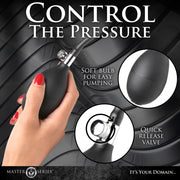 Ass Puffer Nubbed Inflatable Silic. Plug