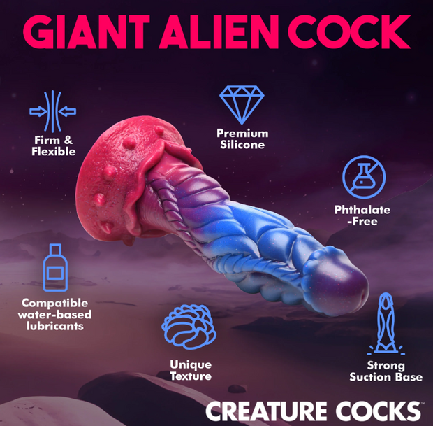 Intruder Alien Silicone Dildo