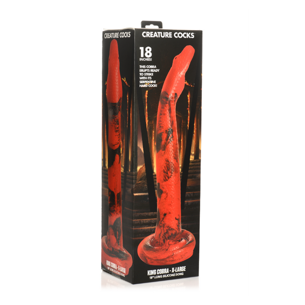King Cobra - X-Large 18" Silicone Dong