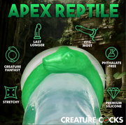 Anneau pénien en silicone serpentin
