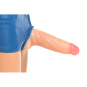 Booty Shorts 6" Dildo Silicone S/O Large