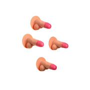 Suction Snap-On Peckers - 4 pk