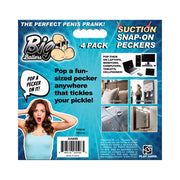 Suction Snap-On Peckers - 4 pk