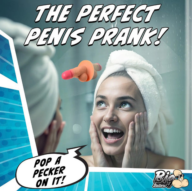 Suction Snap-On Peckers - 4 pk