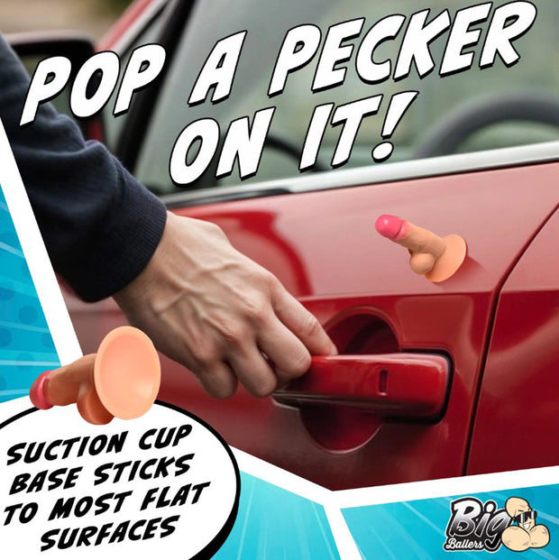 Suction Snap-On Peckers - 4 pk