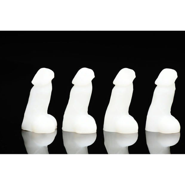 Glow-in-the-Dark Snap-On Peckers - 4 pk