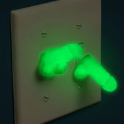 Glow-in-the-Dark Snap-On Peckers - 4 pk